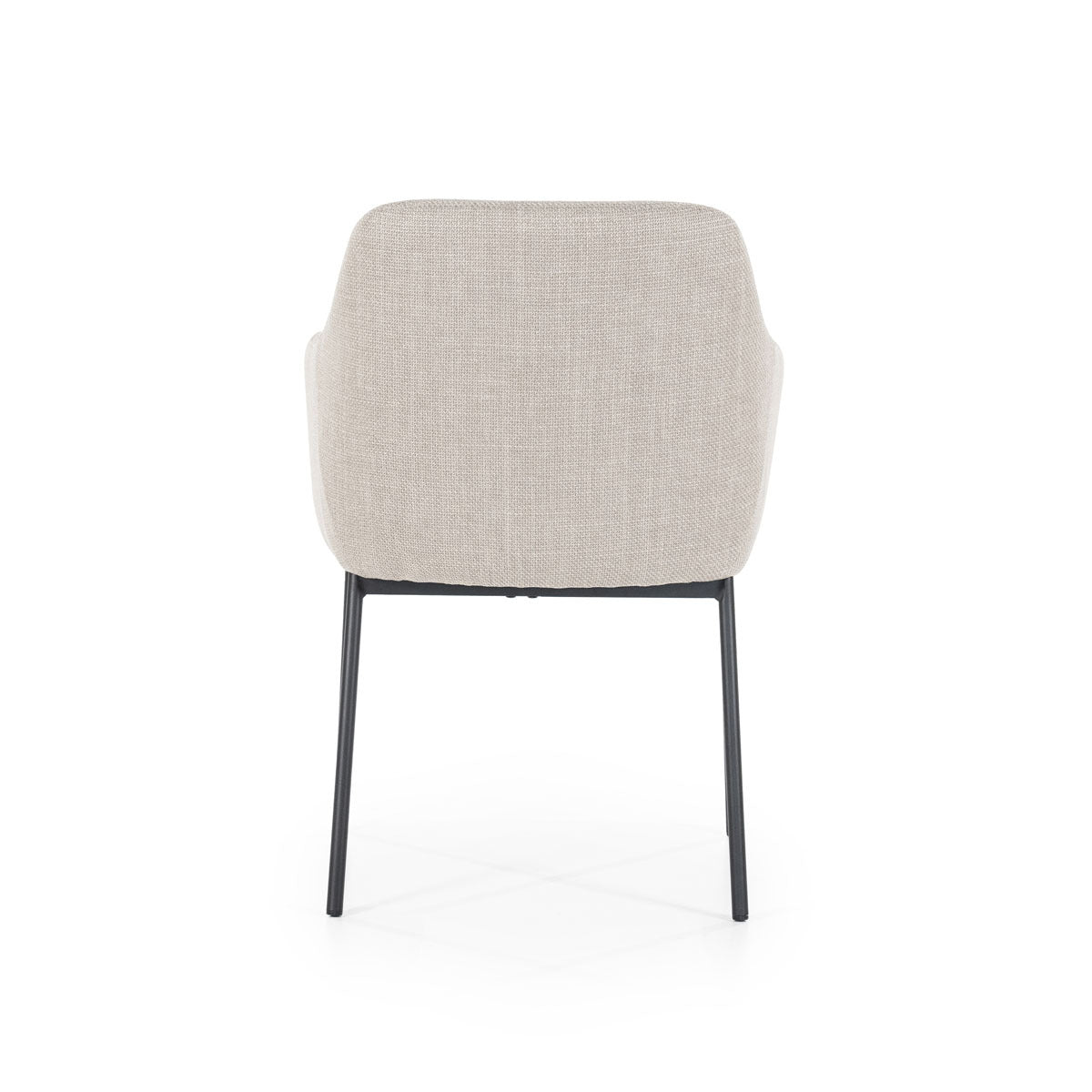 Armstoel Paul: taupe, antraciet beige of mosterd - ELEO