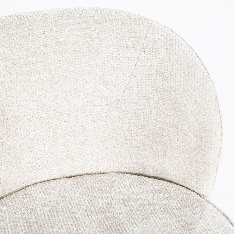 Stoel Riley - stof PU - beige, bruin of taupe - ELEO