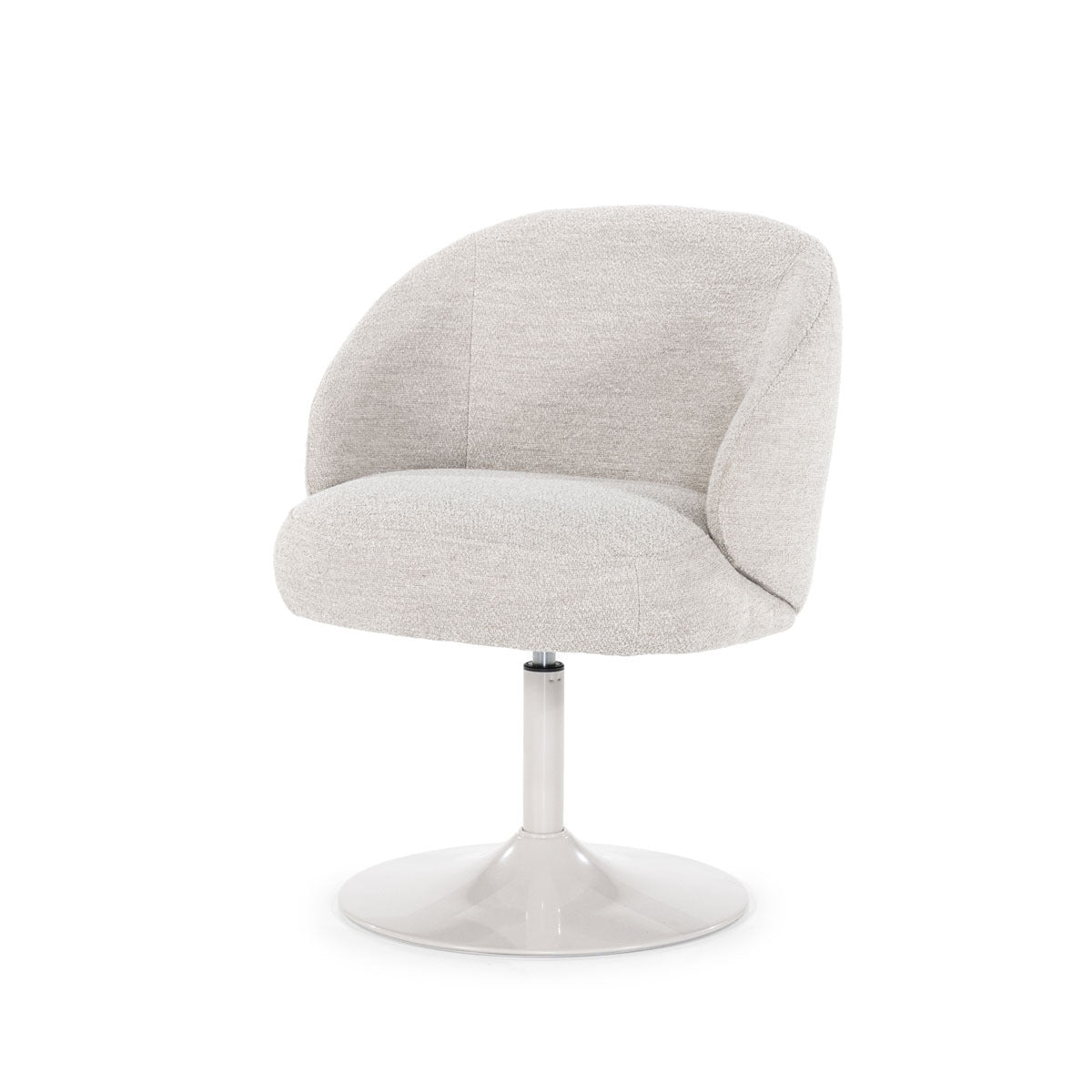 Stoel Ruben - roterend - stof: taupe, grijs of bruin - ELEO