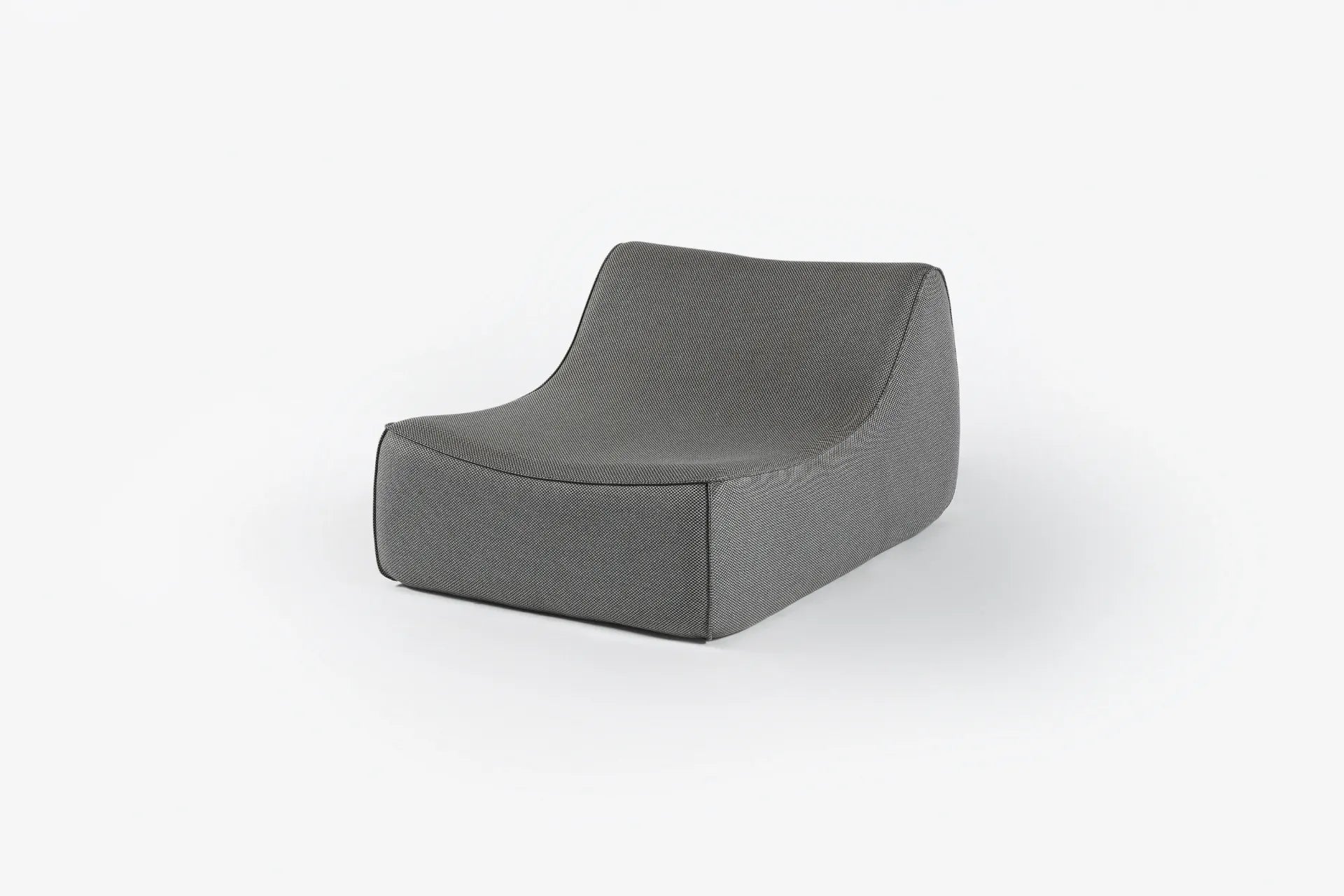 Canapé lounge d’extérieur avec repose-pieds Benito, gris clair ou foncé - GESC