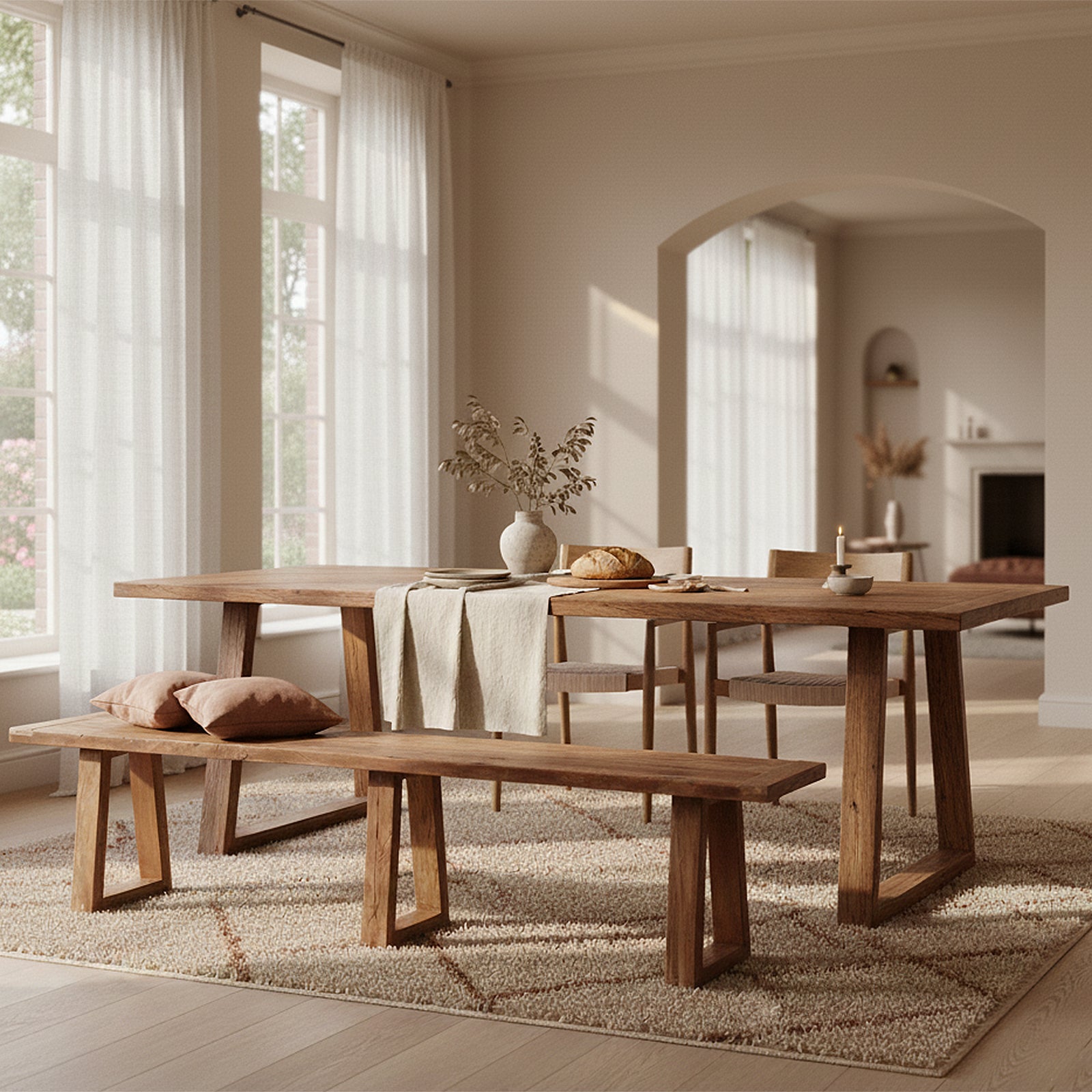 Farmwood eettafel 180 cm - RAW