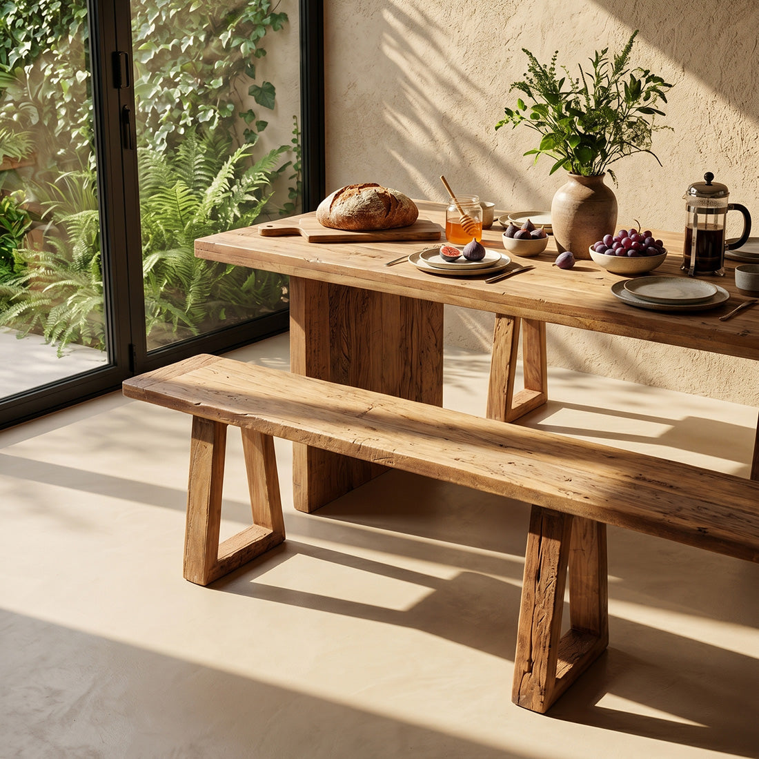 Farmwood Waterfall eettafel 240 - RAW