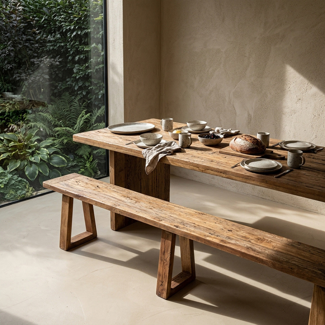 Farmwood Waterfall eettafel 240 - RAW