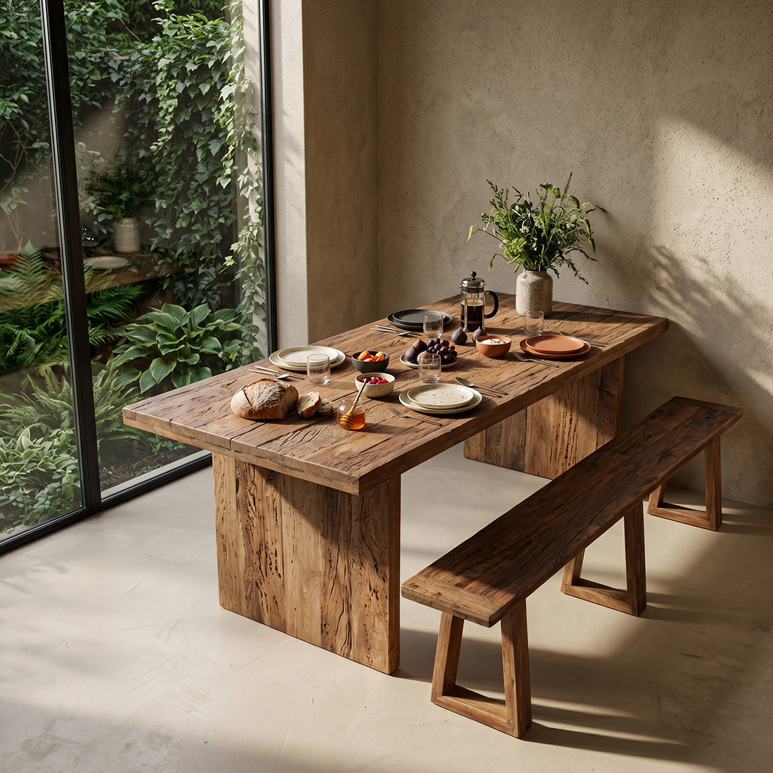 Farmwood Waterfall eettafel 240 - RAW