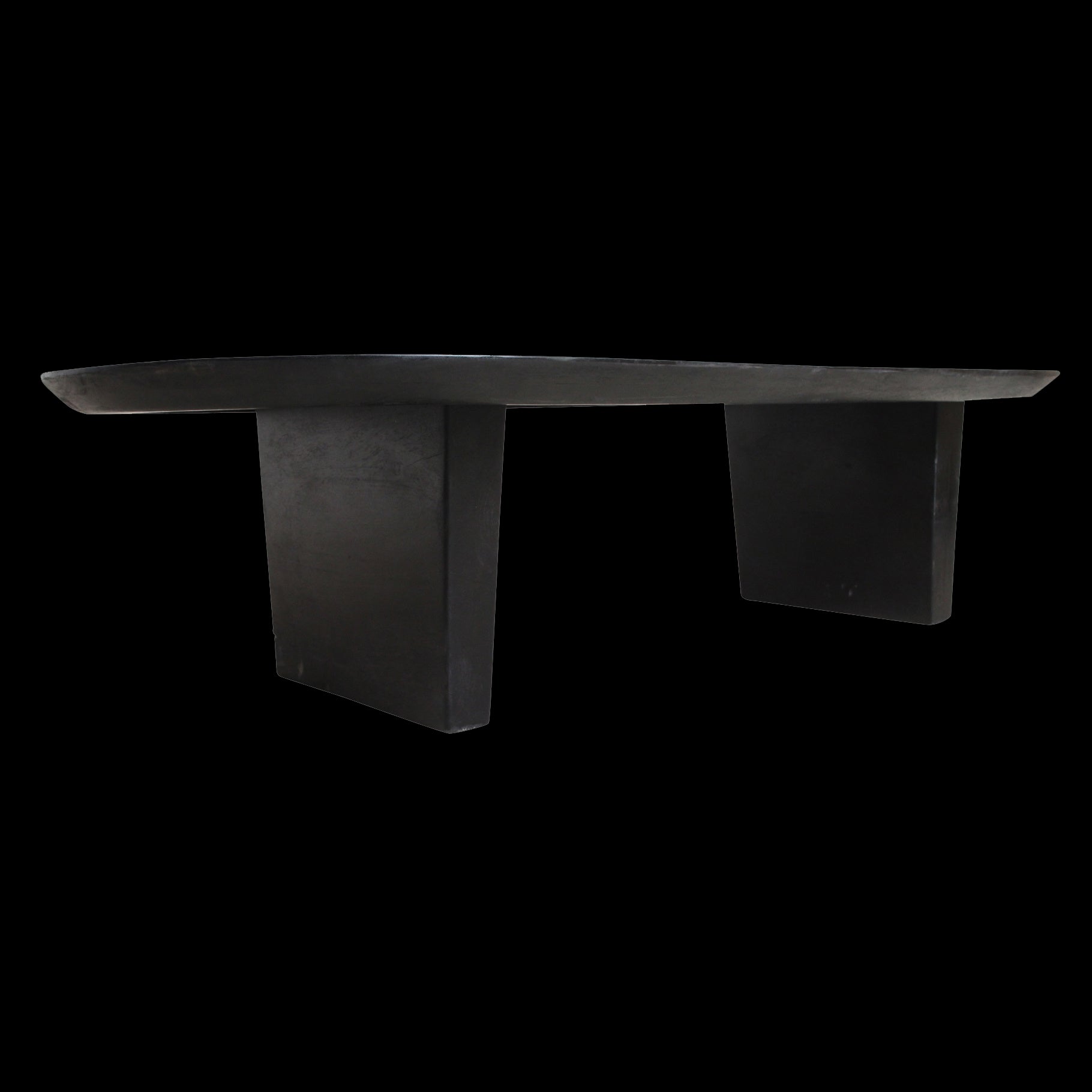 Salontafel Bullnose zwart - RAW