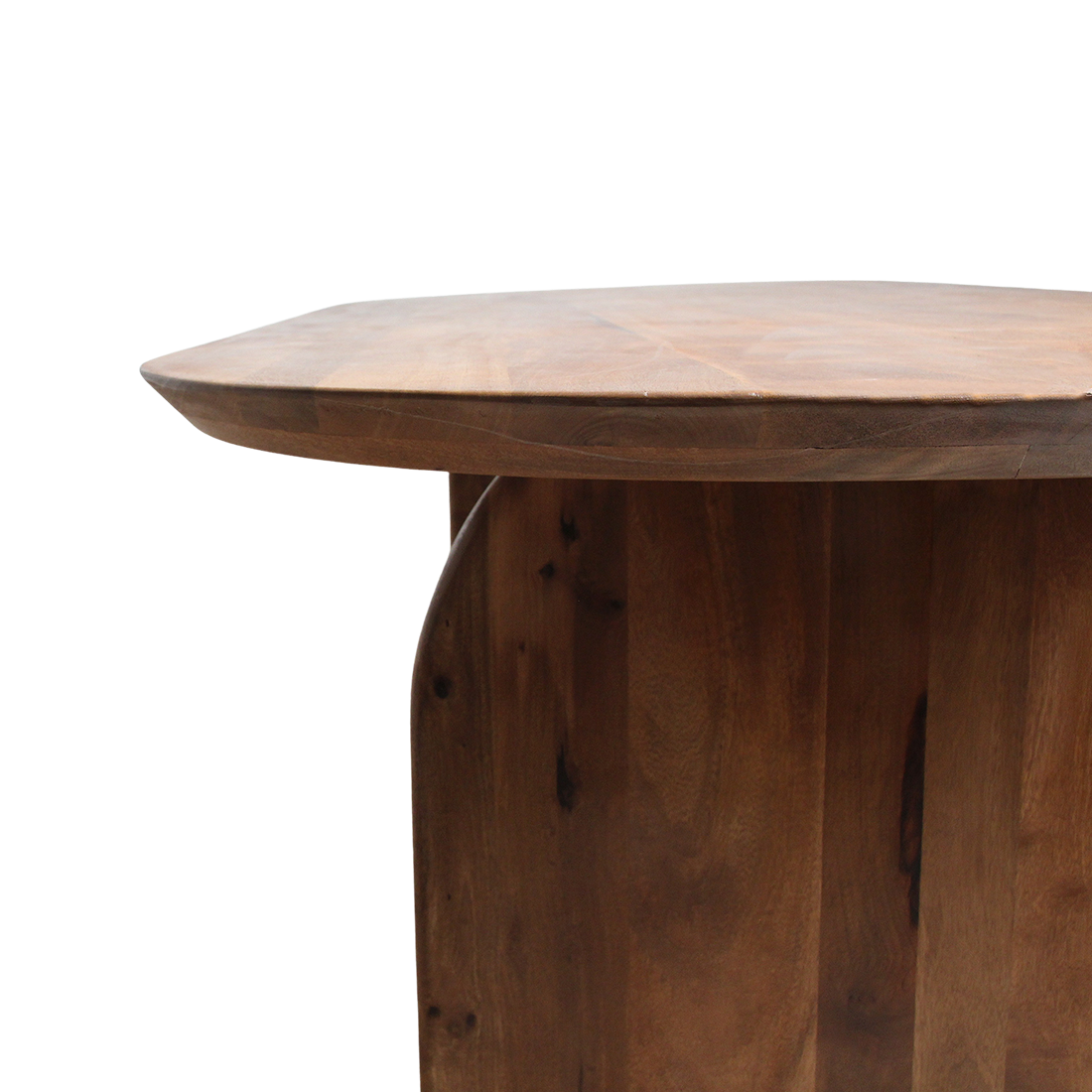 Table à manger 200 à angles arrondis brun - RAW
