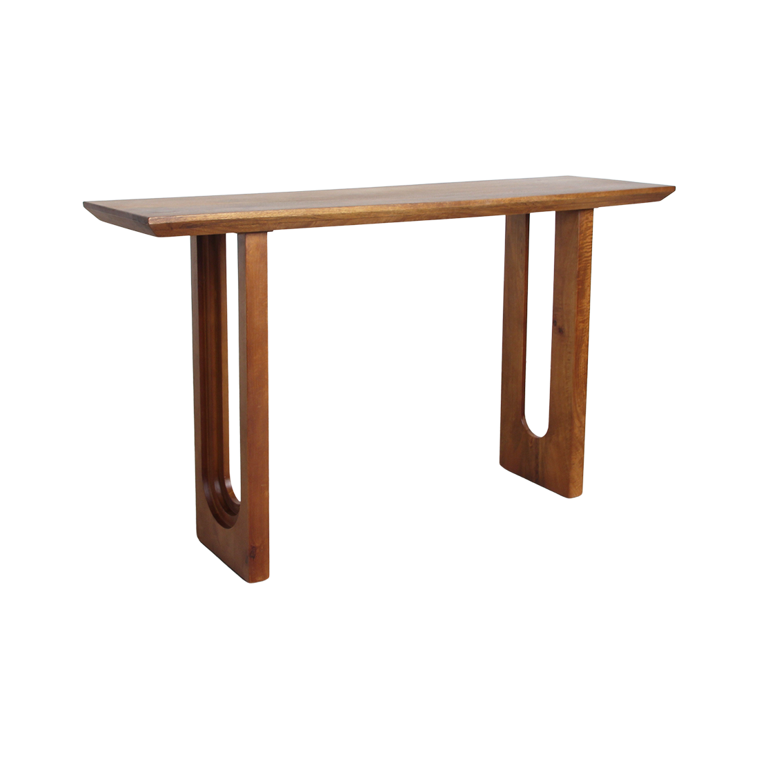 Bullnose mangohouten wandtafel  - RAW