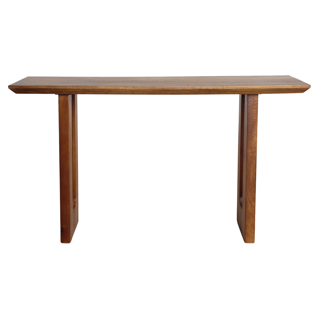 Bullnose mangohouten wandtafel  - RAW