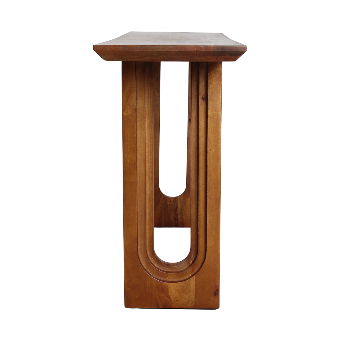 Bullnose mangohouten wandtafel  - RAW