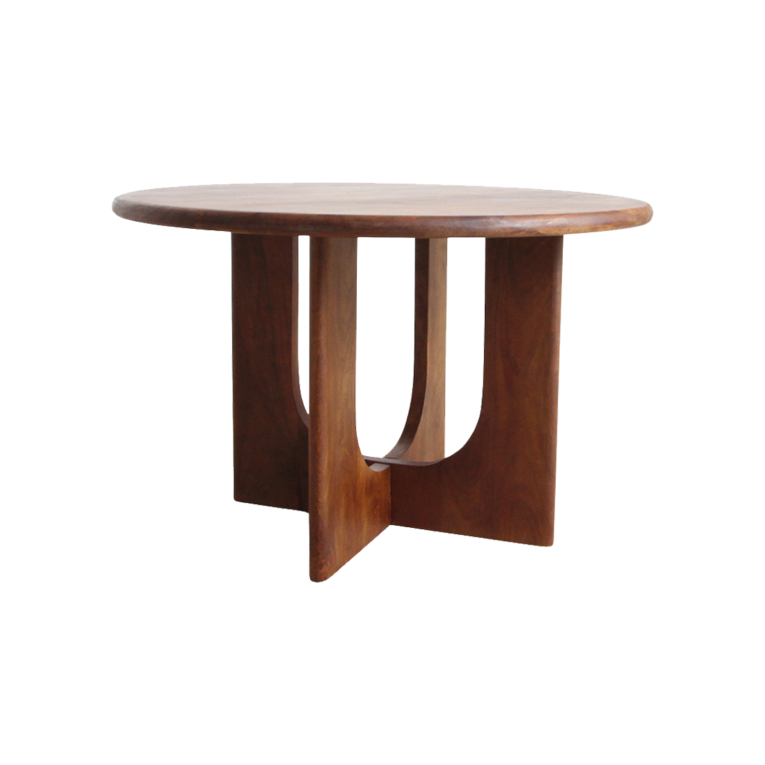 Table de repas Bullnose ronde manguier - RAW
