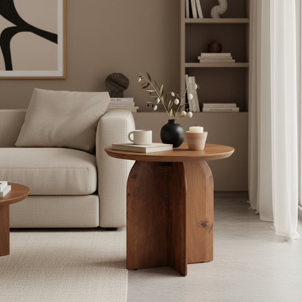 Bijzettafel Bullnose mango - RAW