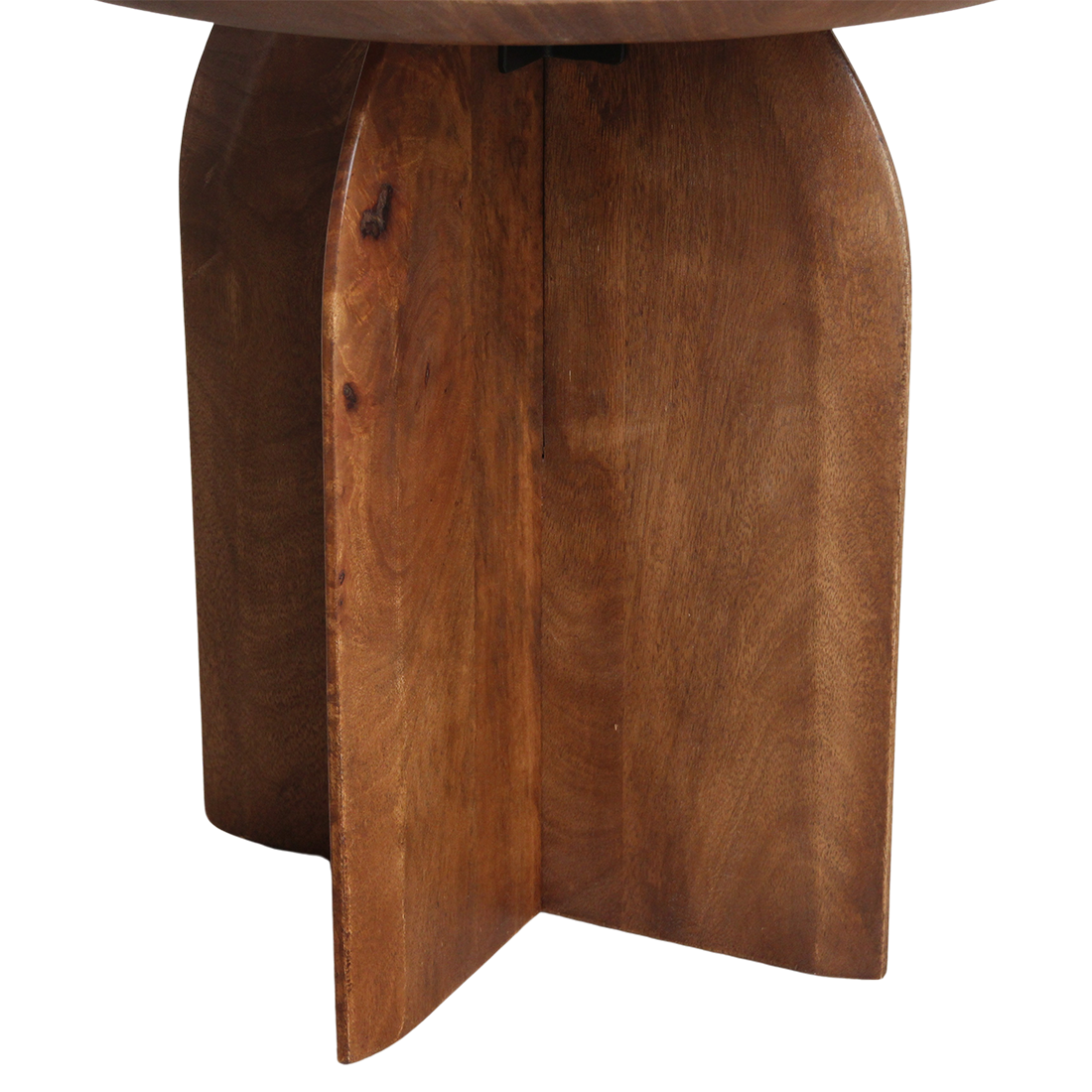 Table d’appoint Bullnose manguier - RAW