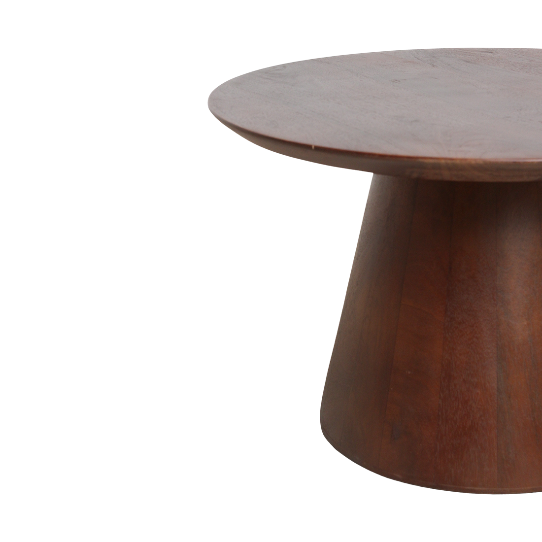 Table d’appoint Bullnose manguier - RAW