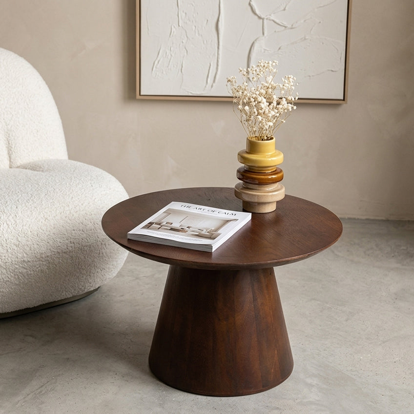 Table d’appoint Bullnose manguier - RAW