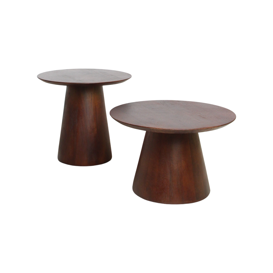 Table d’appoint Bullnose manguier - RAW