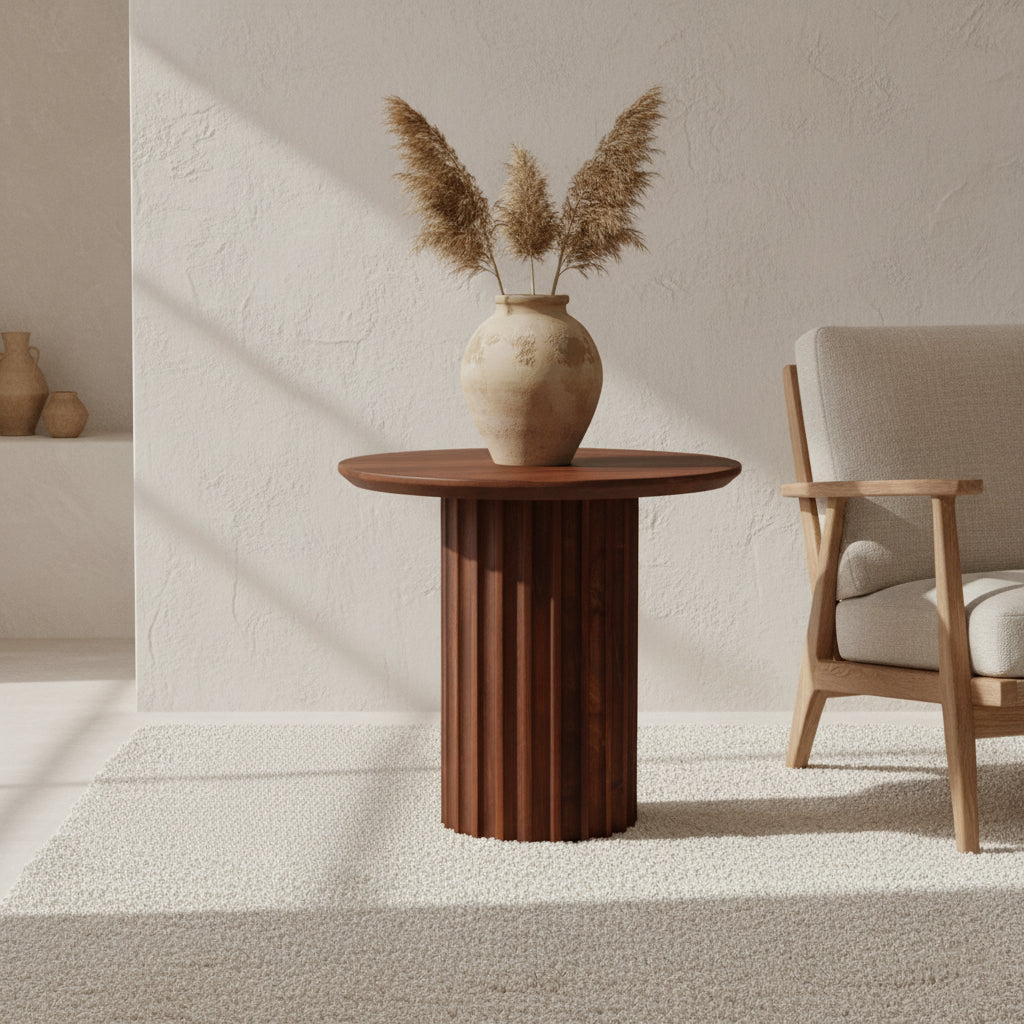 Bijzettafel Bullnose bruin