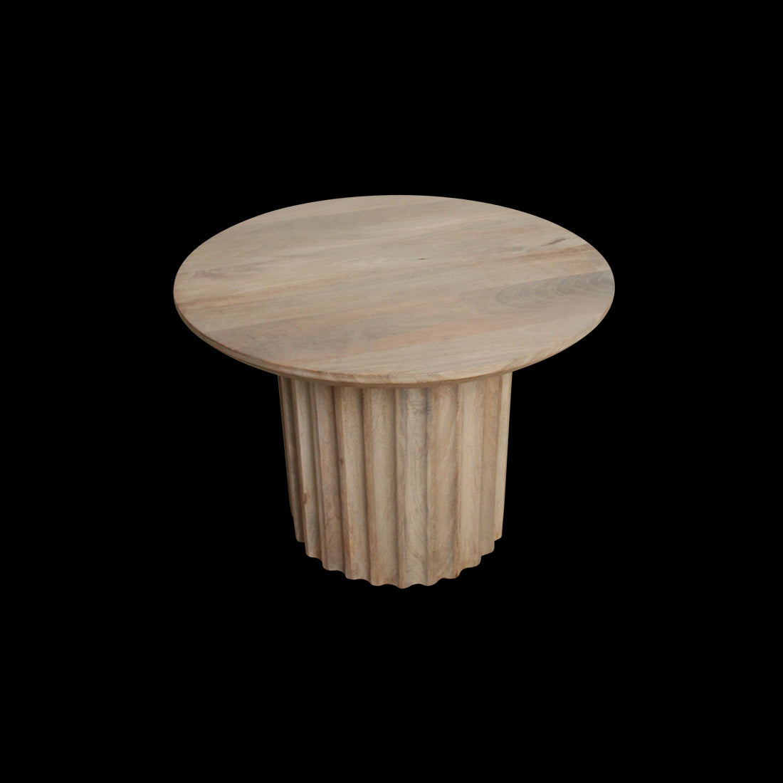 bijzettafel Bullnose mango naturel - RAW