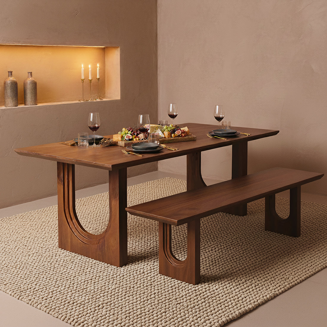 Mangohouten eettafel 240 - RAW