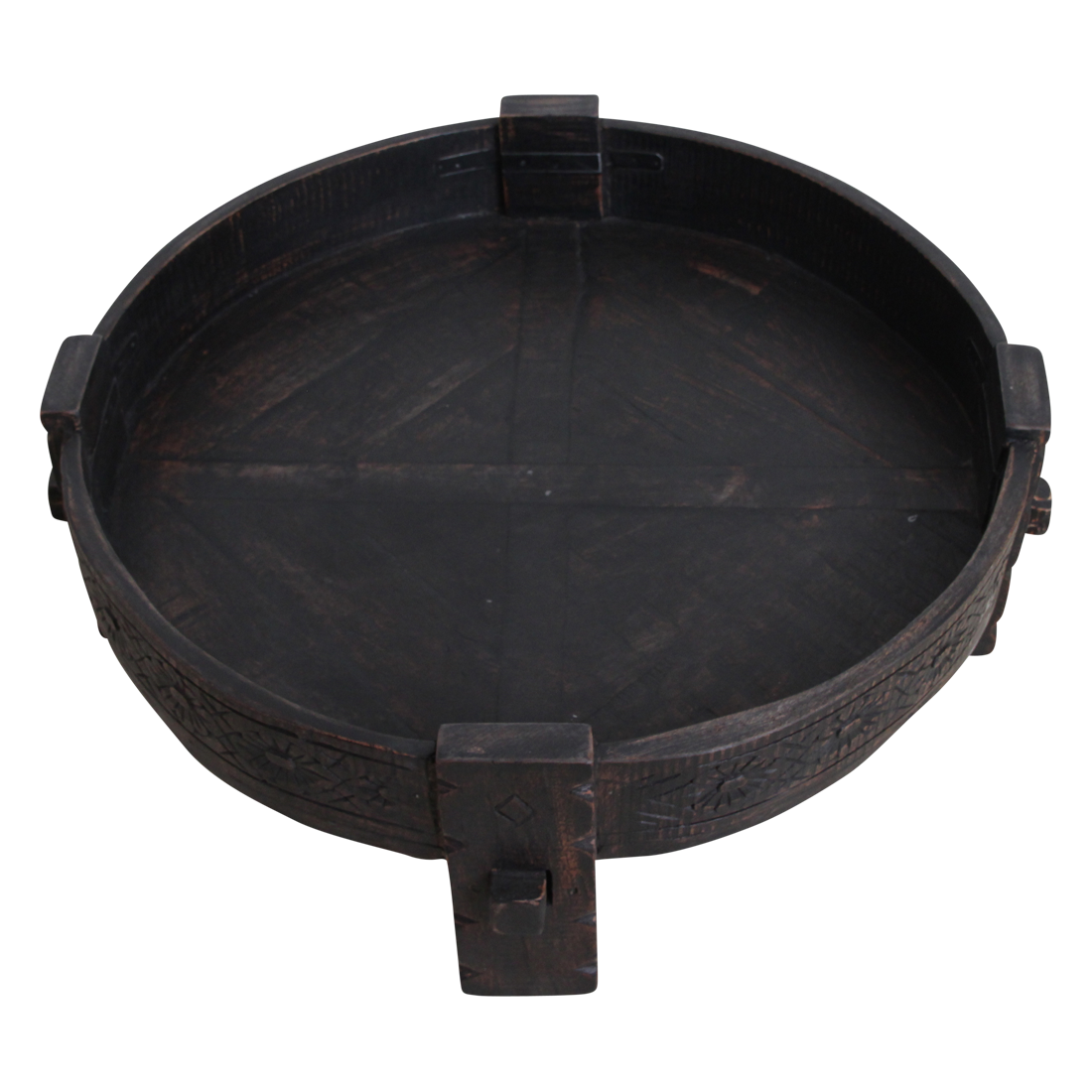 Chakki bijzettafel zwart - 73x73x25 cm - RAW
