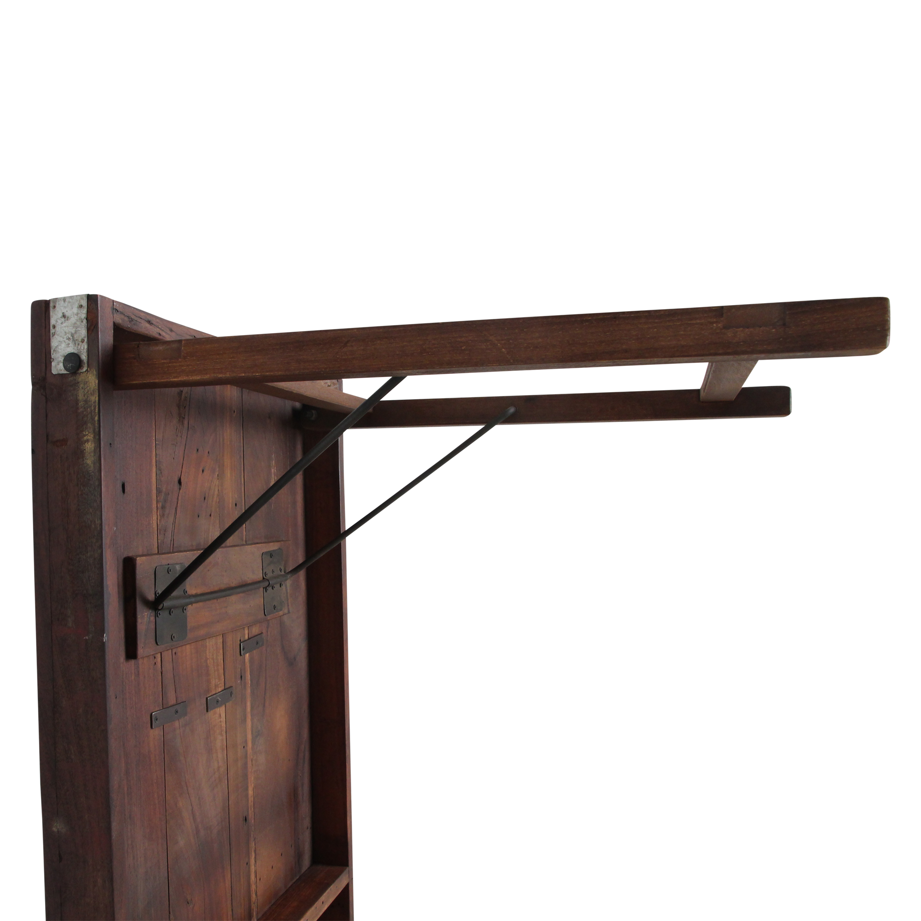 Eettafel M inklapbaar - Gerecycled hout - RAW