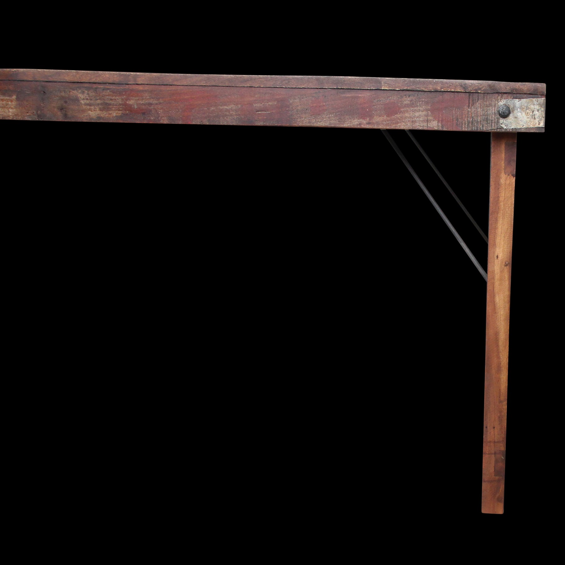 Eettafel M inklapbaar - Gerecycled hout - RAW