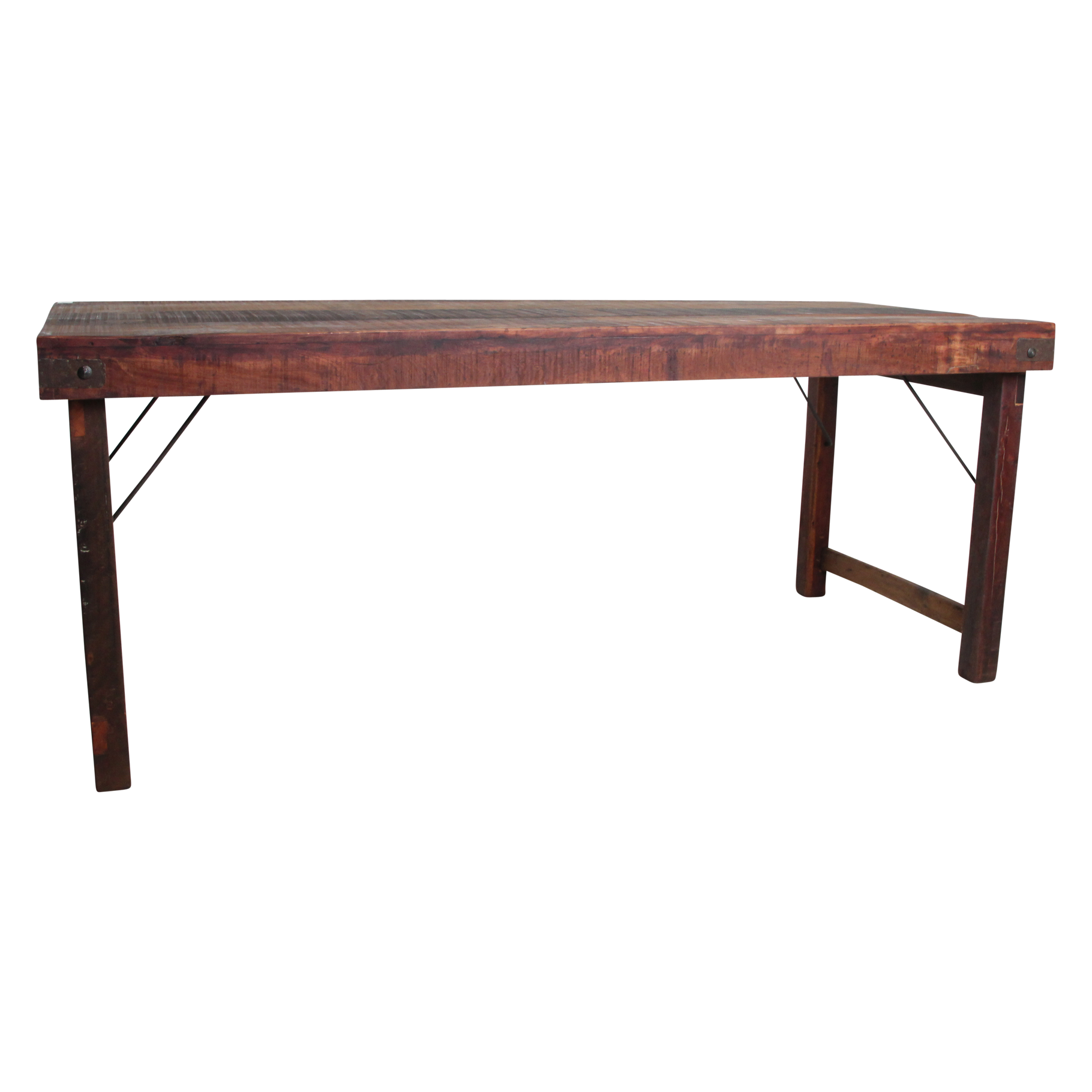 Table à manger XL pliante - Bois recyclé - RAW