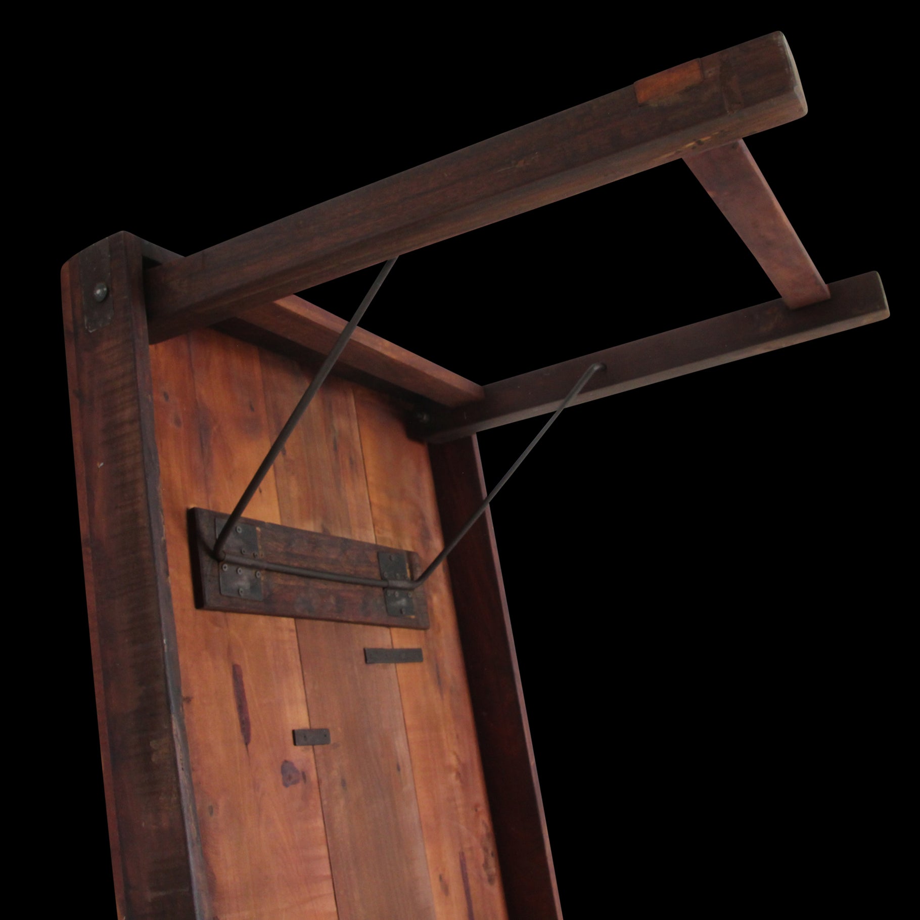 Eettafel XL inklapbaar - Gerecycled hout - RAW