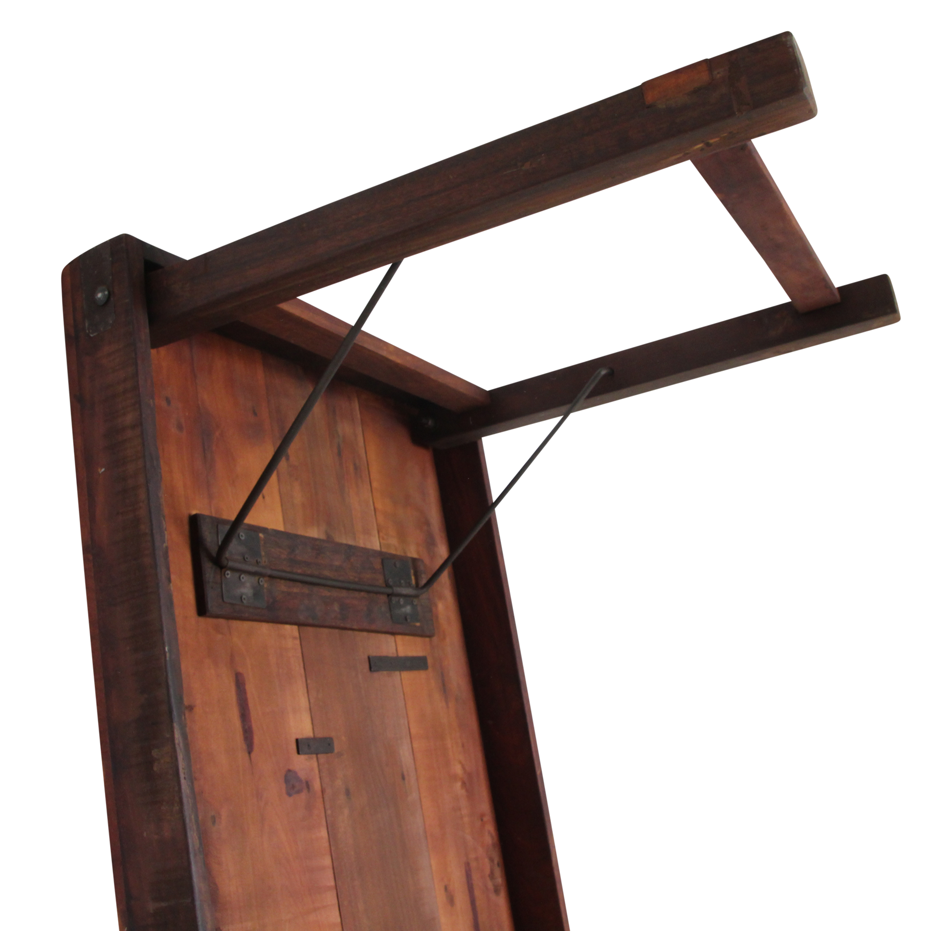 Eettafel XL inklapbaar - Gerecycled hout - RAW