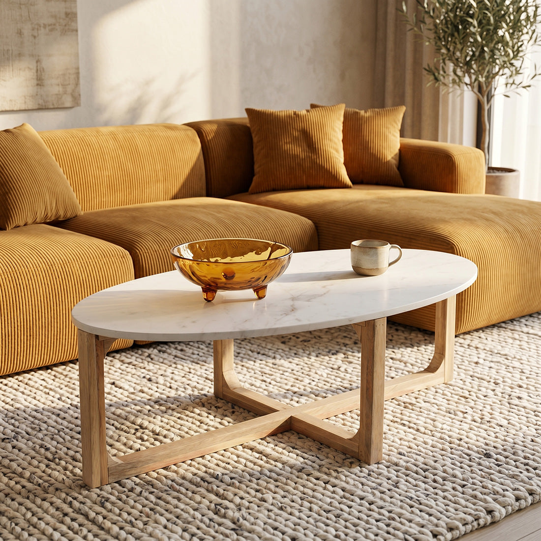 Salontafel marmer wit - RAW