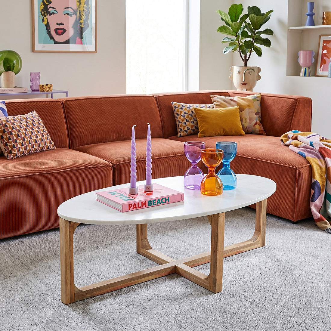 Salontafel marmer wit - RAW
