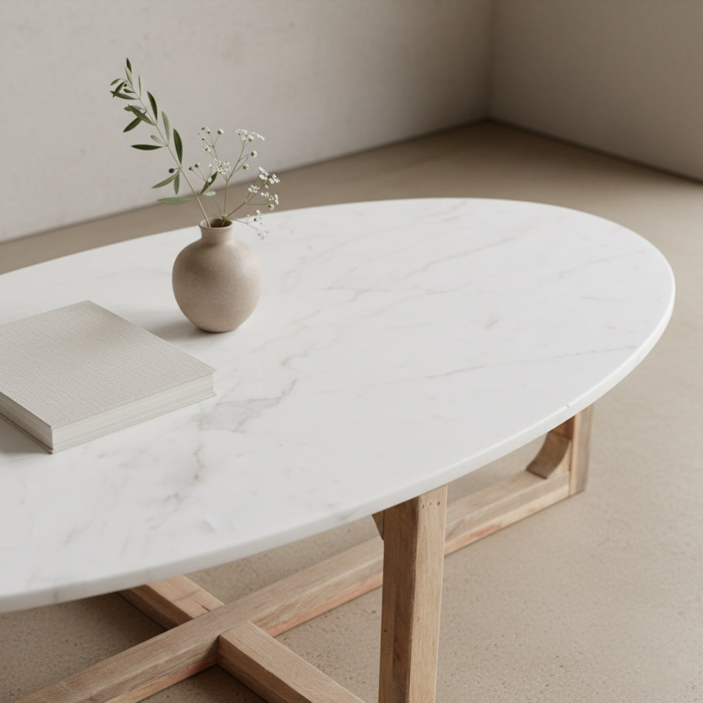 Salontafel marmer wit - RAW