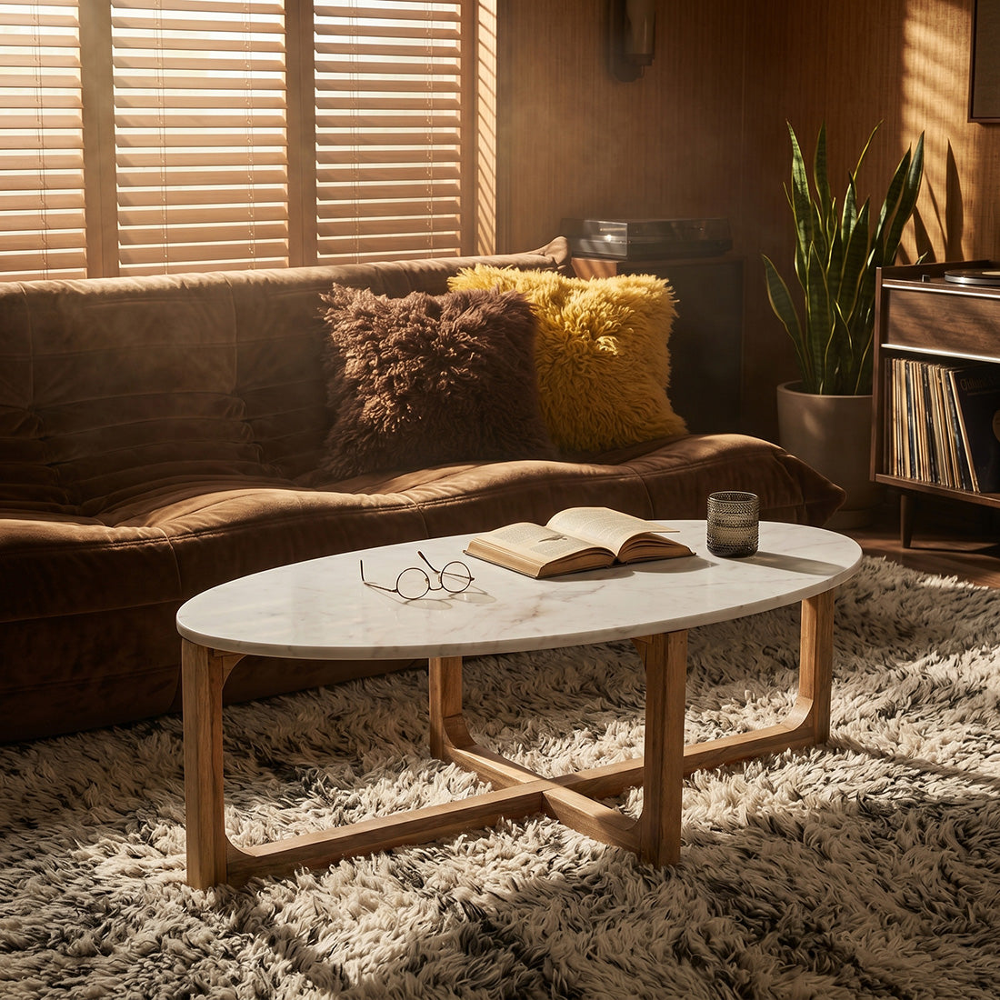 Salontafel marmer wit - RAW