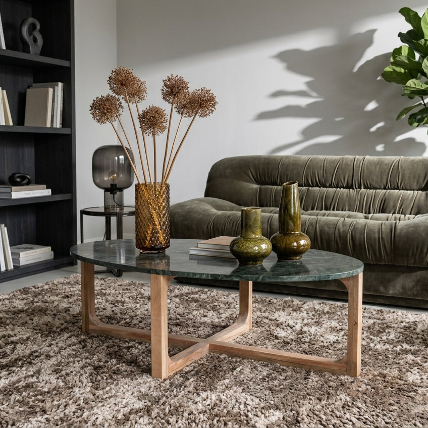 Salontafel marmer Groen - RAW