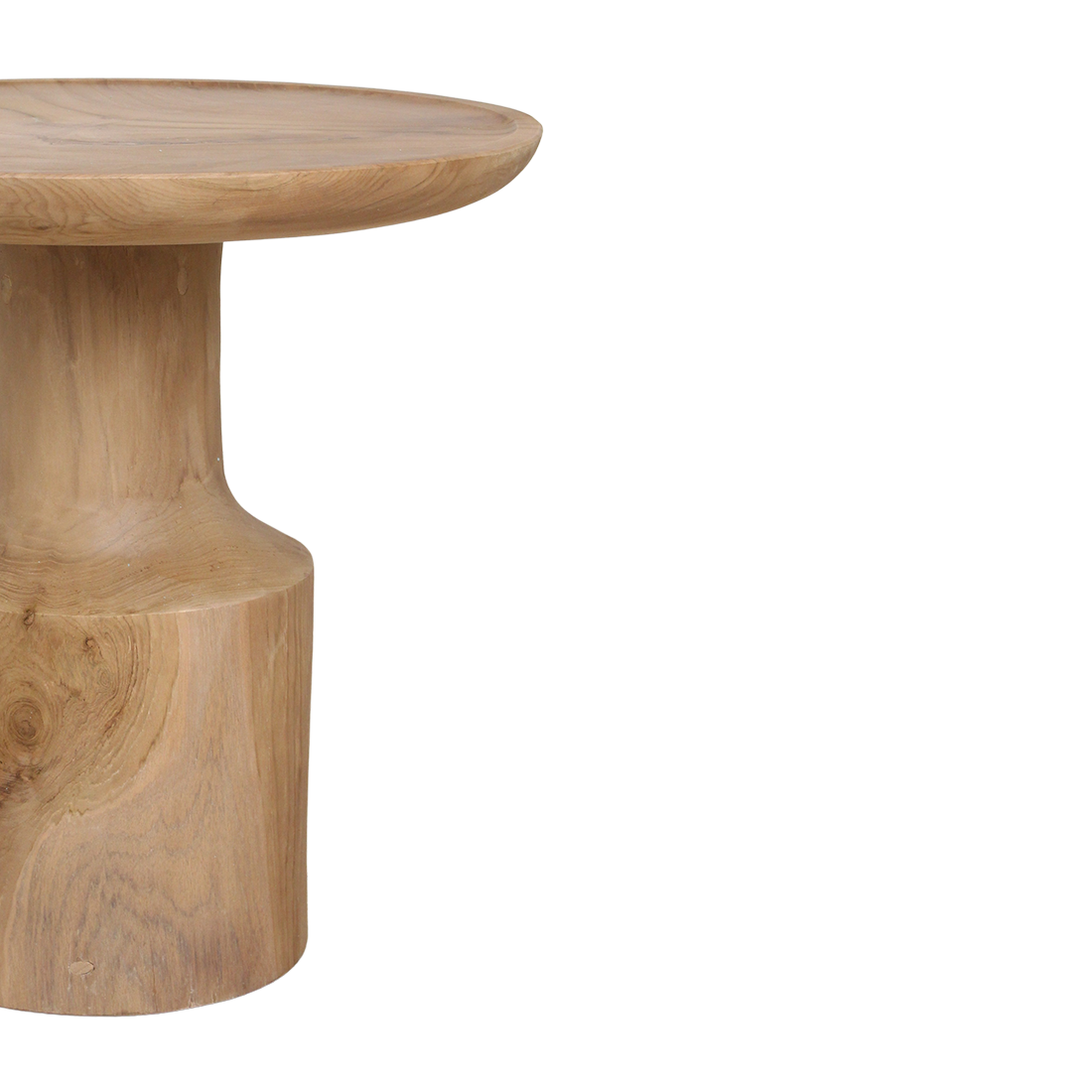 bijzettafel Nero Day - natuurlijk teak - RAW