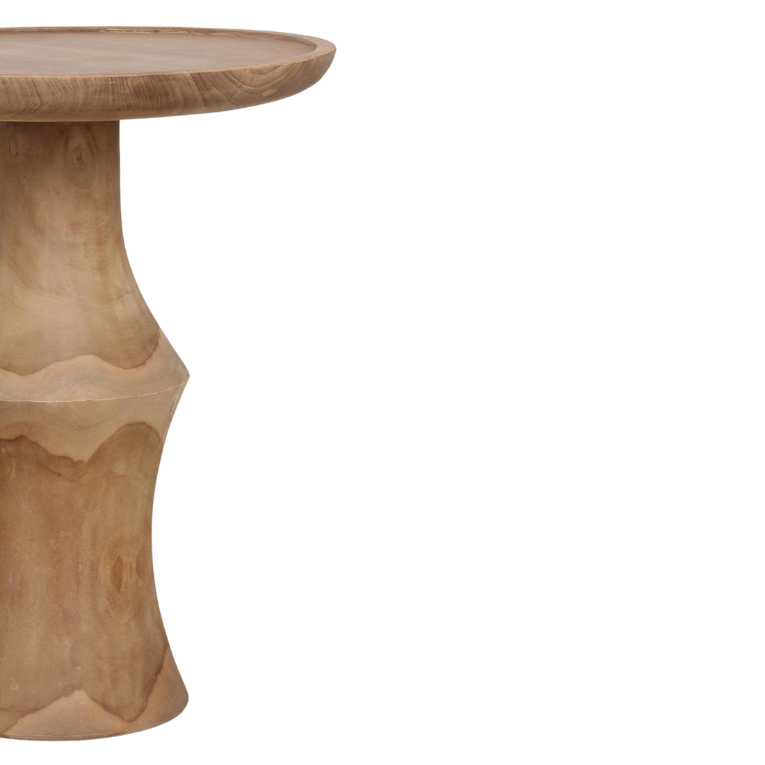 bijzettafel Nero Dawn - natuurlijk teak - RAW