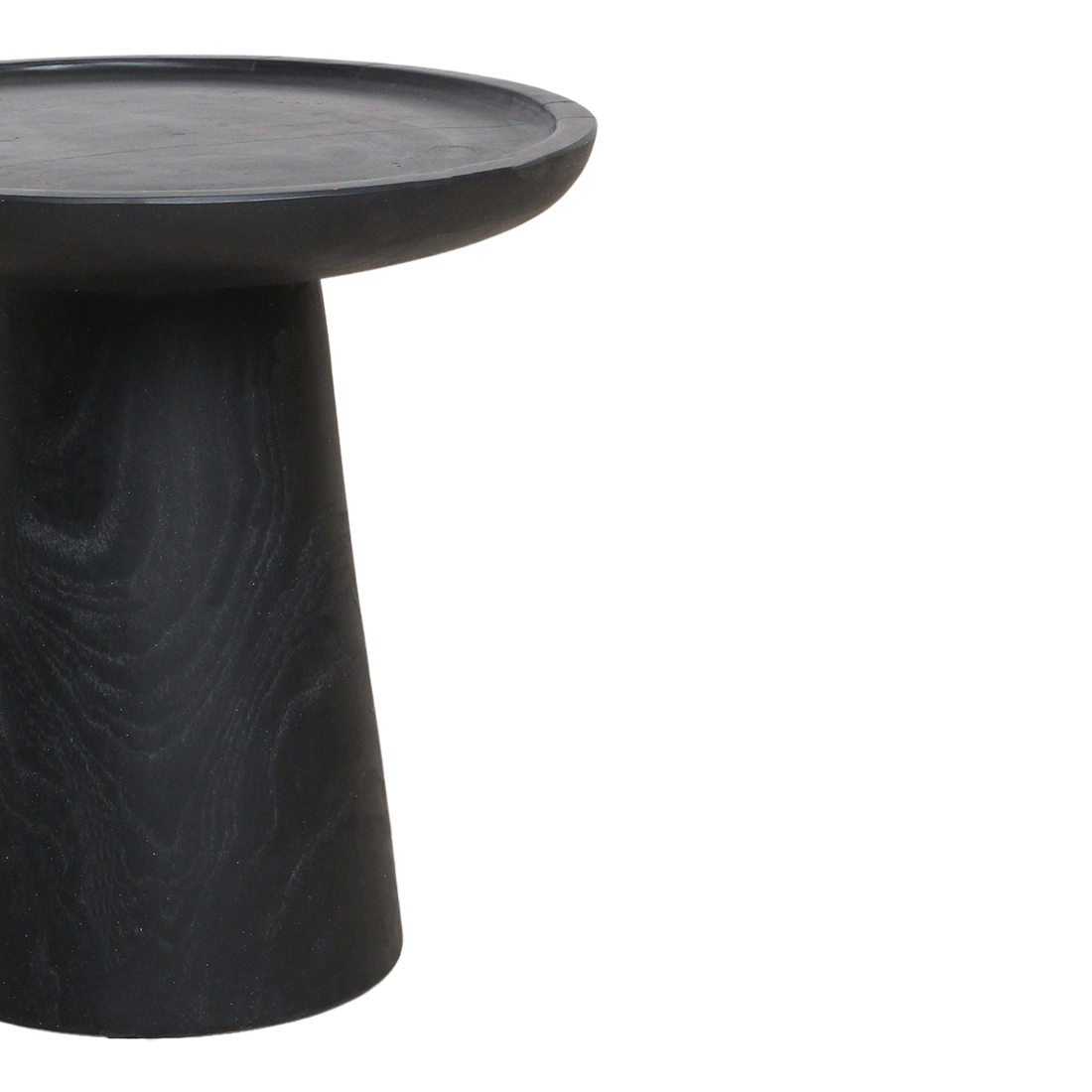 Nero teakhouten bijzettafel Dusk - zwart - RAW