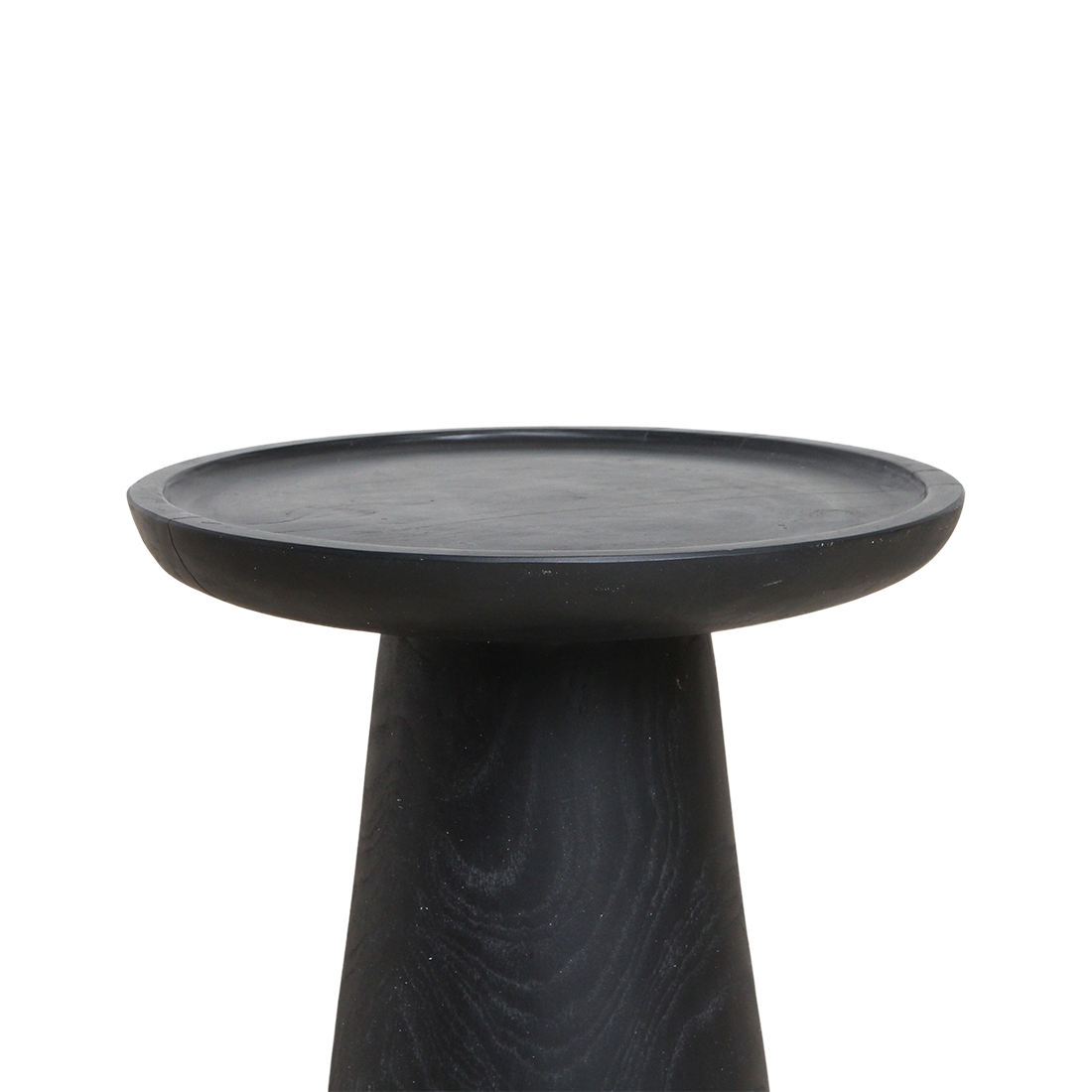 Nero teakhouten bijzettafel Dusk - zwart - RAW
