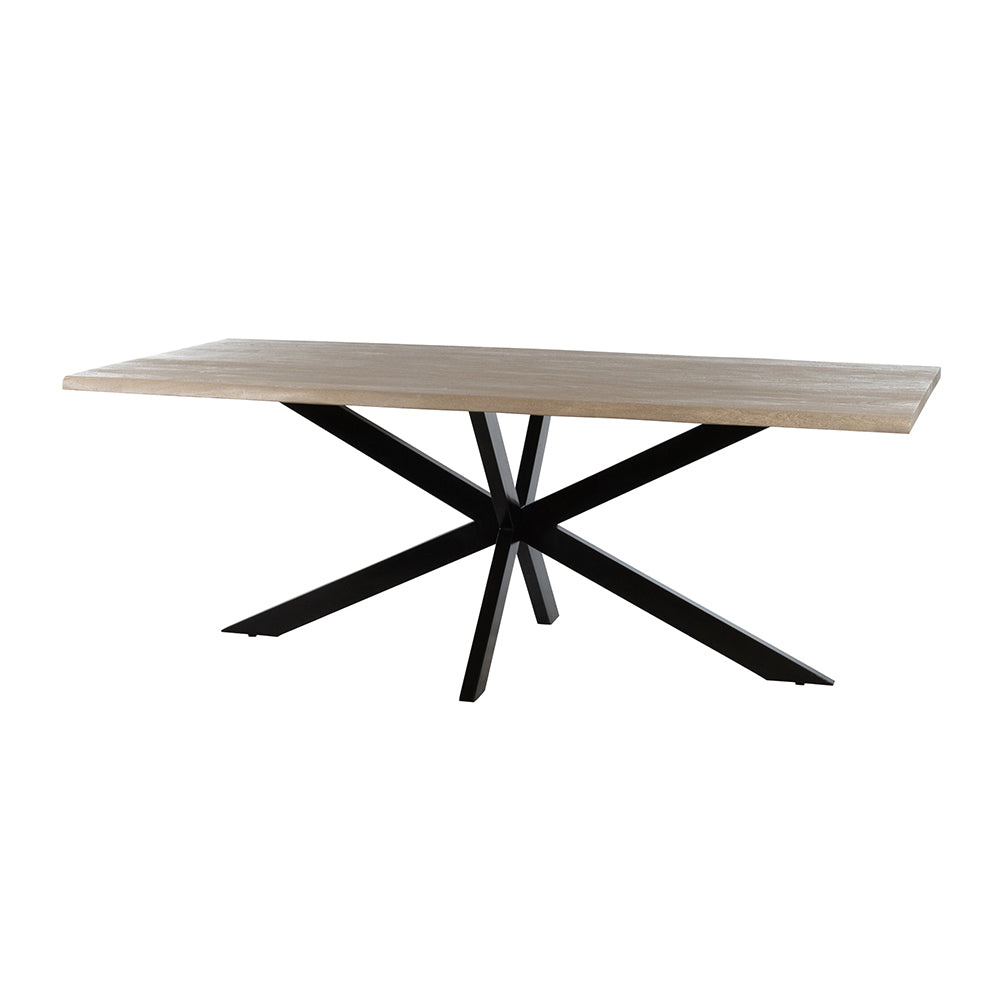 Eetkamertafel 240, verweerd acaciahout - NW