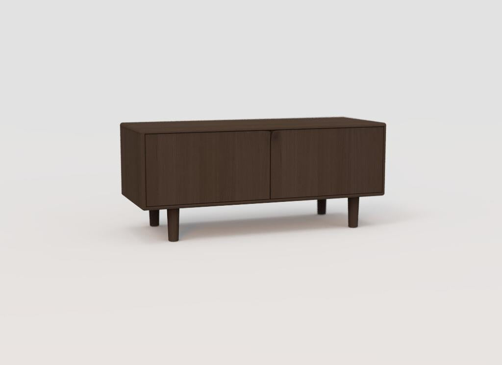 Meuble TV Sento, 2 portes, chêne (4 coloris) - THS