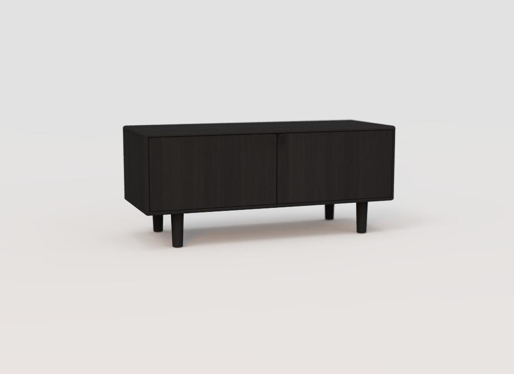 Meuble TV Sento, 2 portes, chêne (4 coloris) - THS