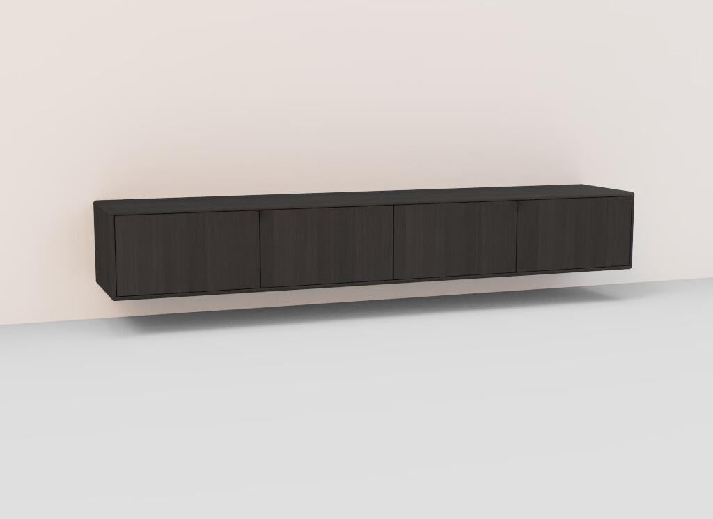 TV-kast Sento 4-deurs hangkast eik (4 kleuren) - THS