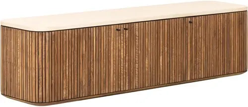 TV-kast Lagoon hangend small teakhout - DTP