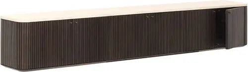 TV-kast Maroon hangend large mahonie - DTP