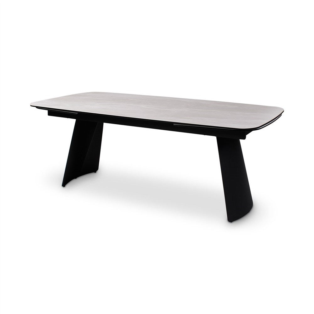 Table à manger Burano plateau céramique, extensible 200/300 - VDC