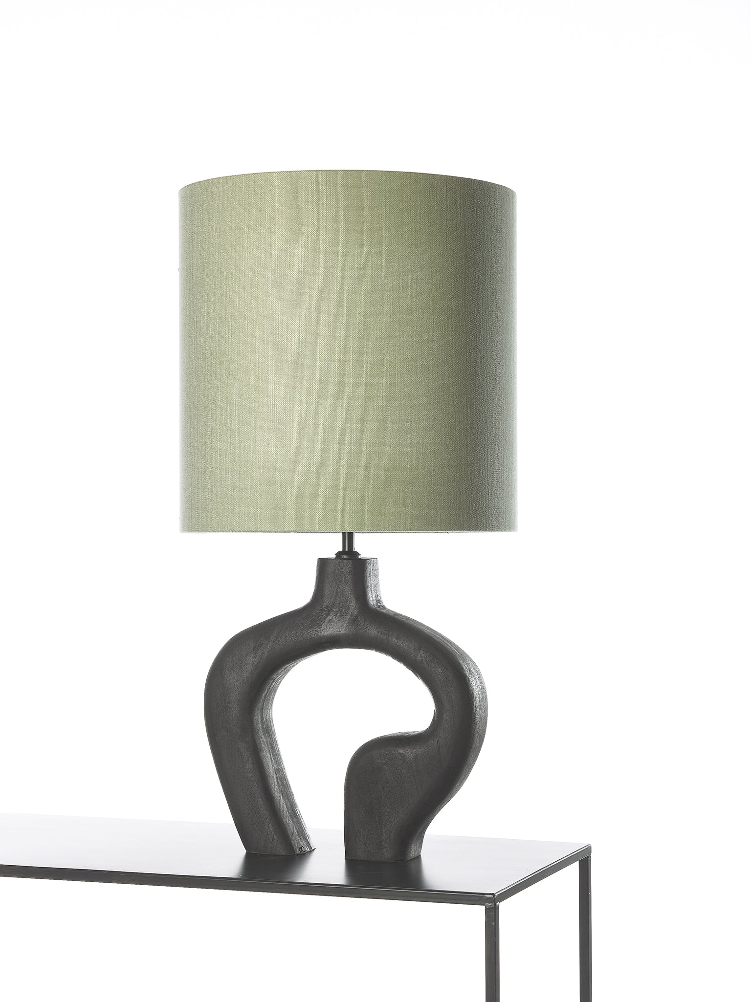 Tafellamp MD-SALERNO MEDIUM TFL BLACK + CYLINDER 40*40 MADISON 011