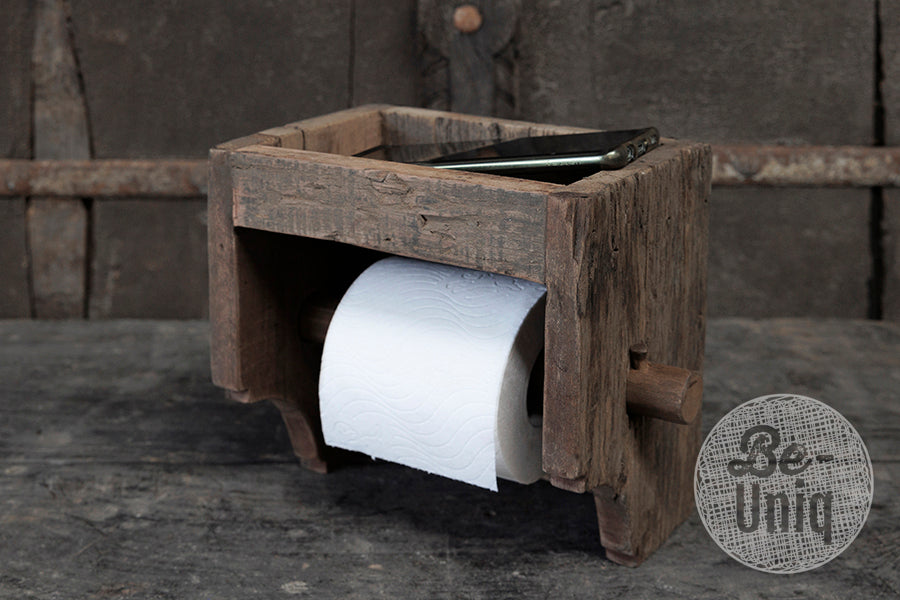 Toiletrolhouder Air - oud hout