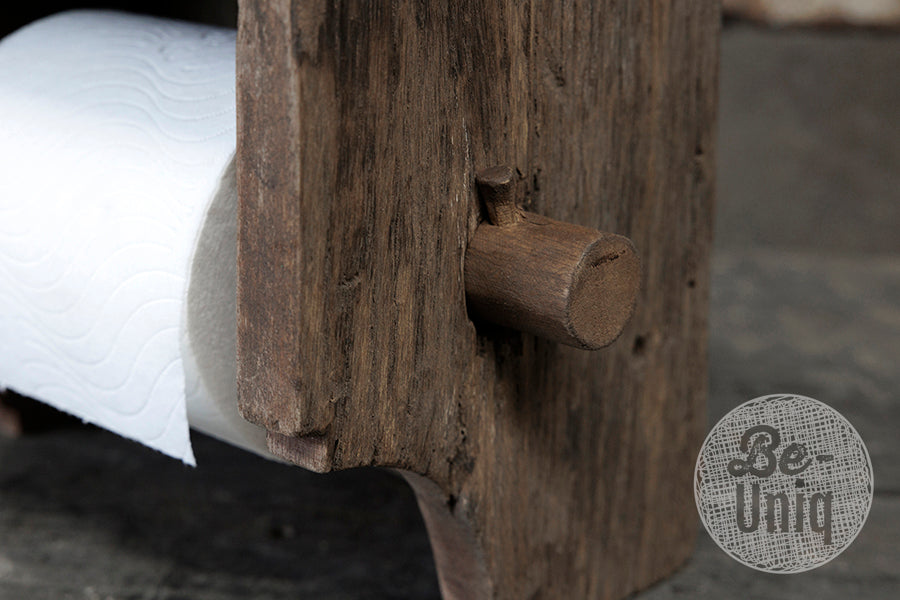 Toiletrolhouder Air - oud hout