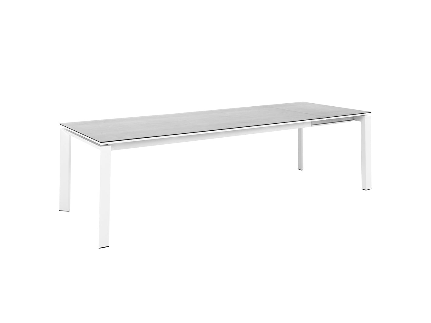 Outdoor tafel Bettini wit, verlengbaar - GESC