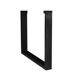 U- POOT LF - zwart gecoat staal
