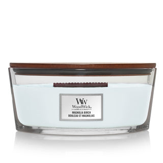 WoodWick Magnolia Birch ellipse